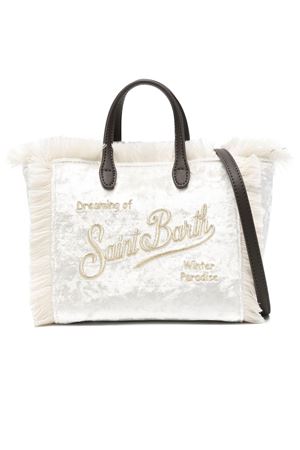 Borsa a mano Mini Vanity in ciniglia bianca SAINT BARTH KIDS | VAMI00700219G